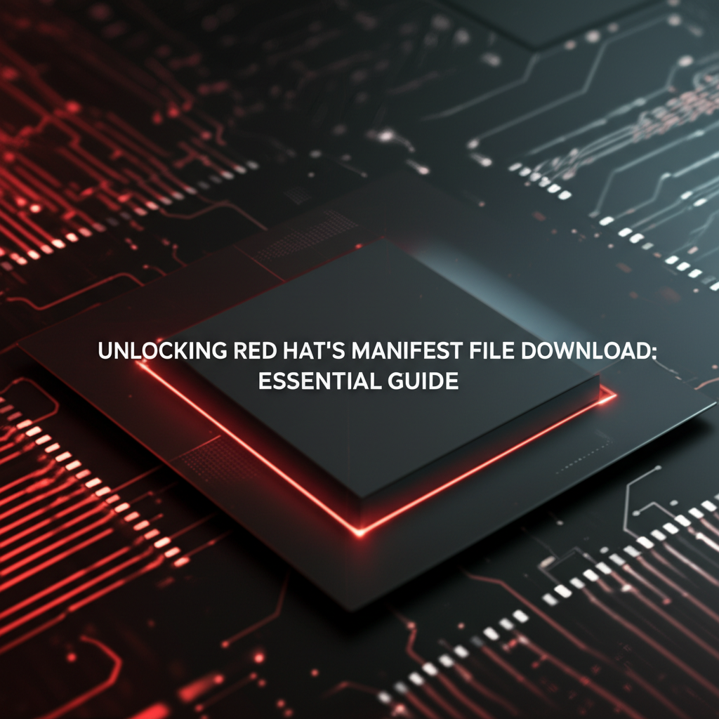 Unlocking Red Hat's Manifest File Download: Essential Guide