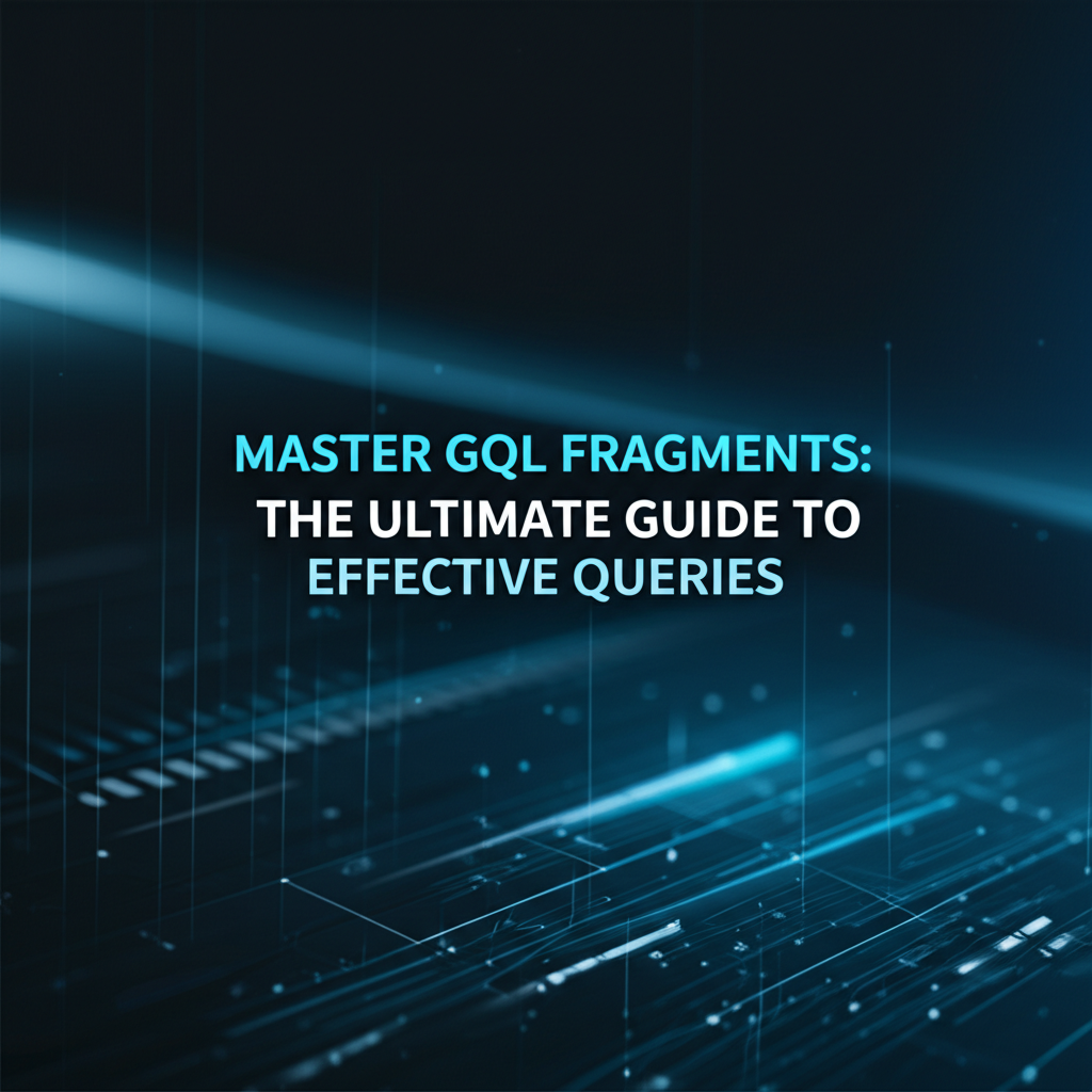 Master GQL Fragments: The Ultimate Guide to Effective Queries