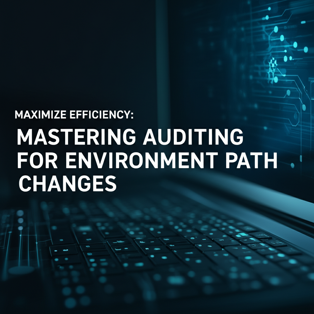 Maximize Efficiency: Mastering Auditing for Environment Path Changes