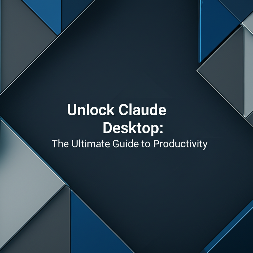 Unlock Claude Desktop: The Ultimate Guide to Productivity