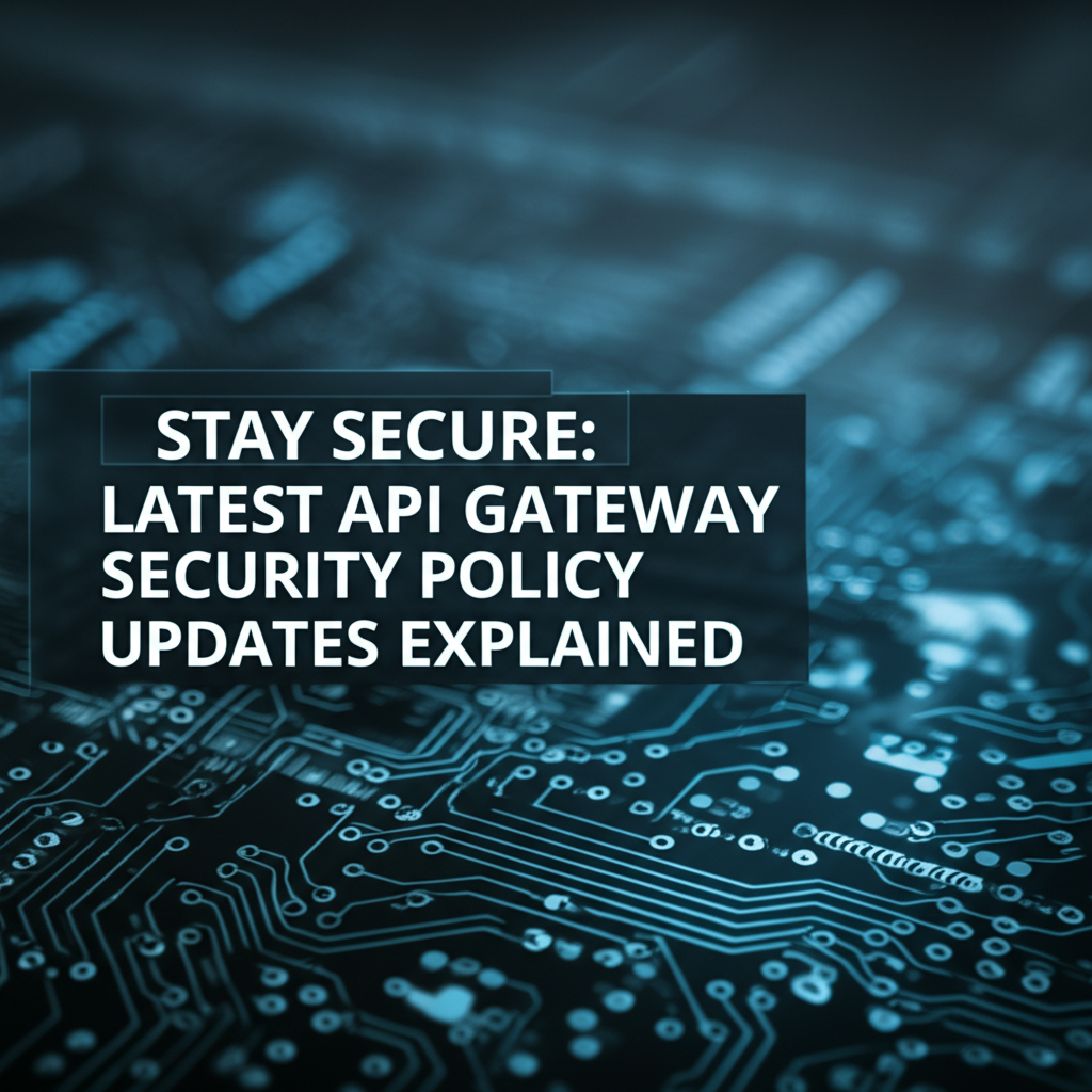 Stay Secure: Latest API Gateway Security Policy Updates Explained