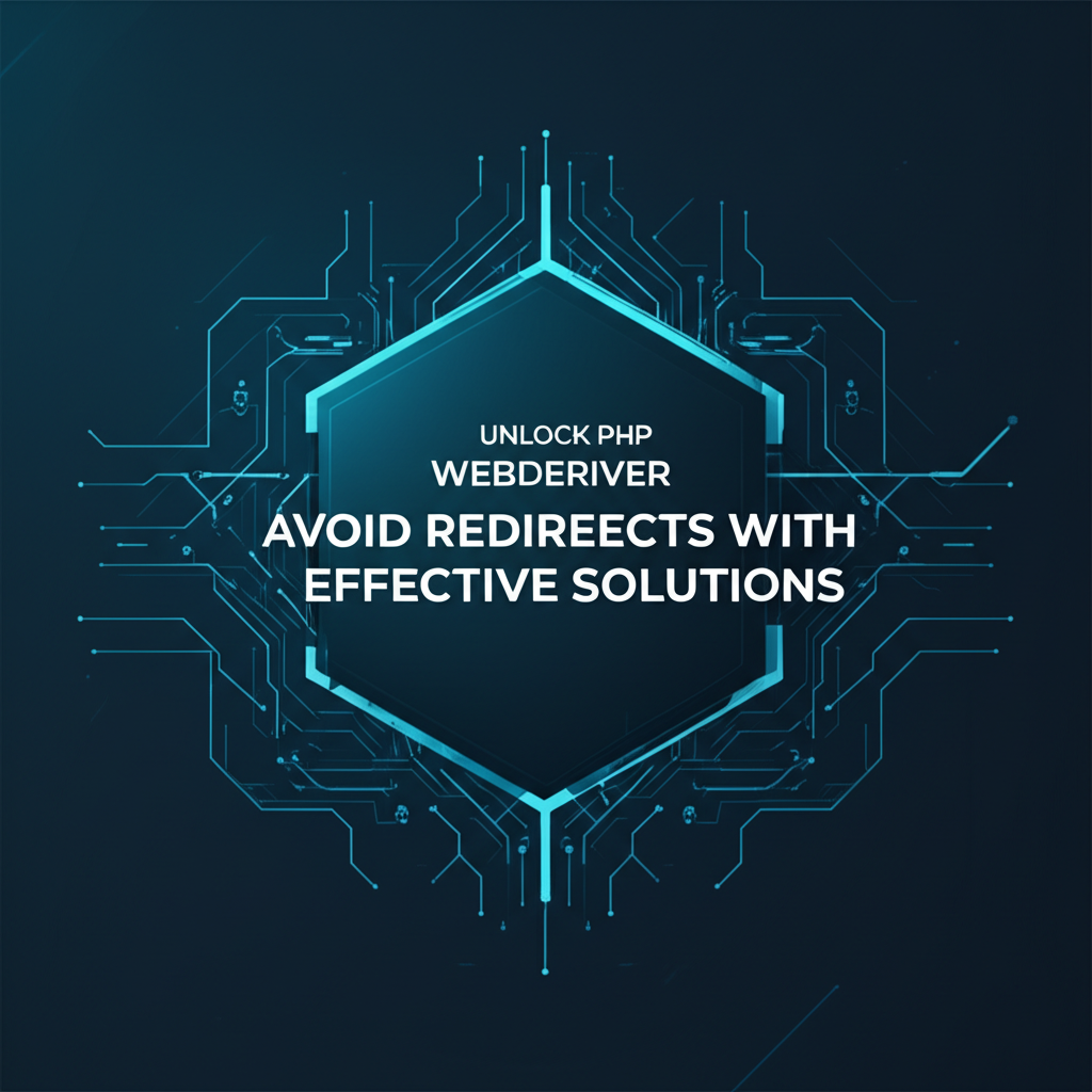Unlock PHP WebDriver: Avoid Redirects with Effective Solutions