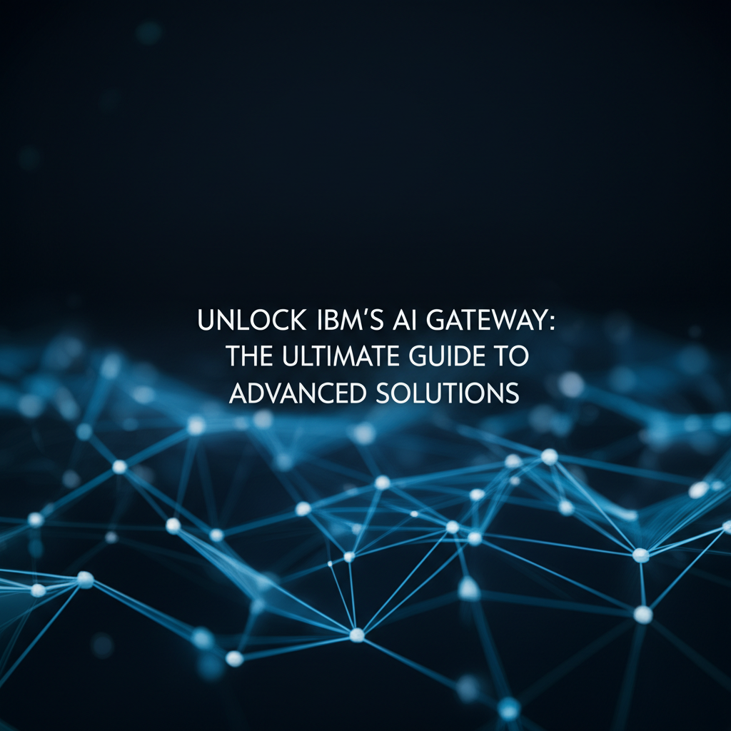 Unlock IBM's AI Gateway: The Ultimate Guide to Advanced Solutions