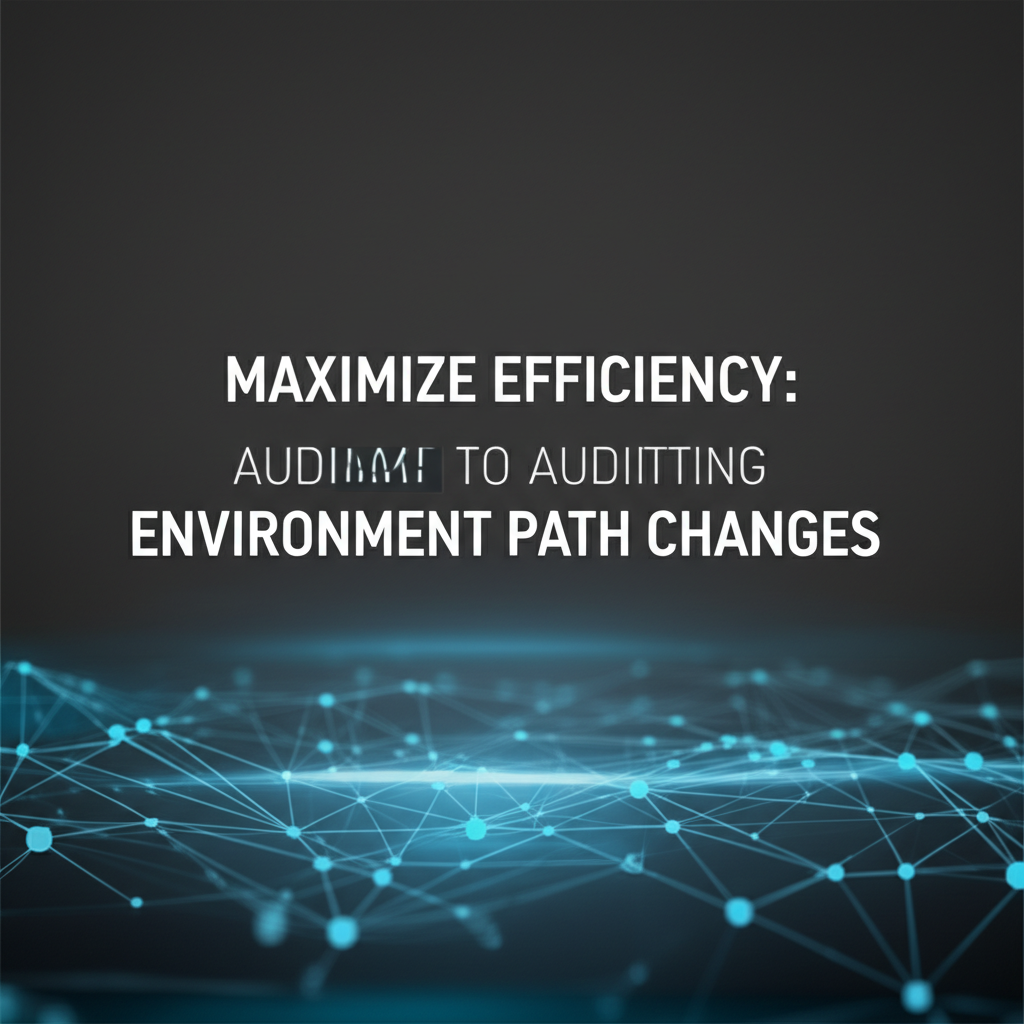 Maximize Efficiency: Ultimate Guide to Auditing Environment Path Changes