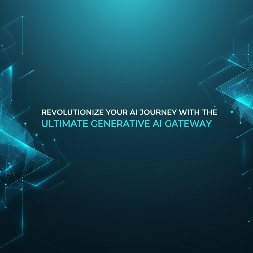 Revolutionize Your AI Journey with the Ultimate Generative AI Gateway