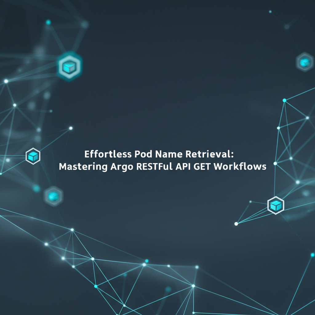Effortless Pod Name Retrieval: Mastering Argo RESTful API GET Workflows