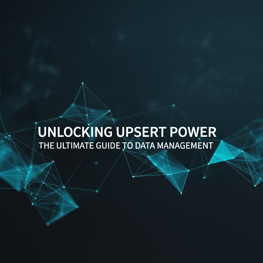 Unlocking Upsert Power: The Ultimate Guide to Data Management