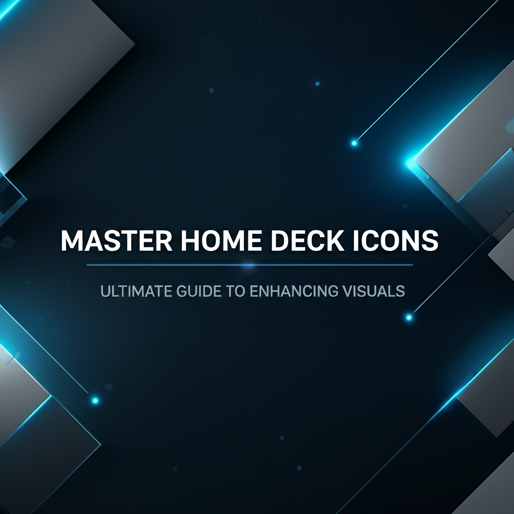 Master Home Deck Icons: Ultimate Guide to Enhancing Visuals