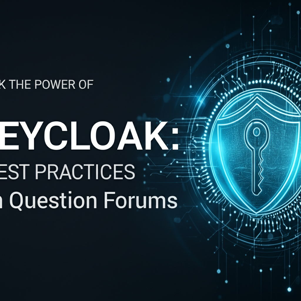 Unlock the Power of Keycloak: Best Practices in Question Forums