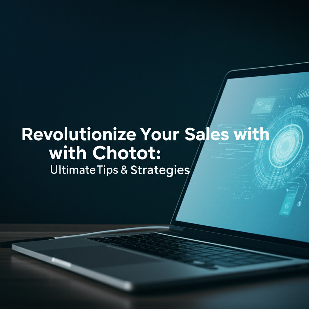Revolutionize Your Sales with Chotot: Ultimate Tips & Strategies