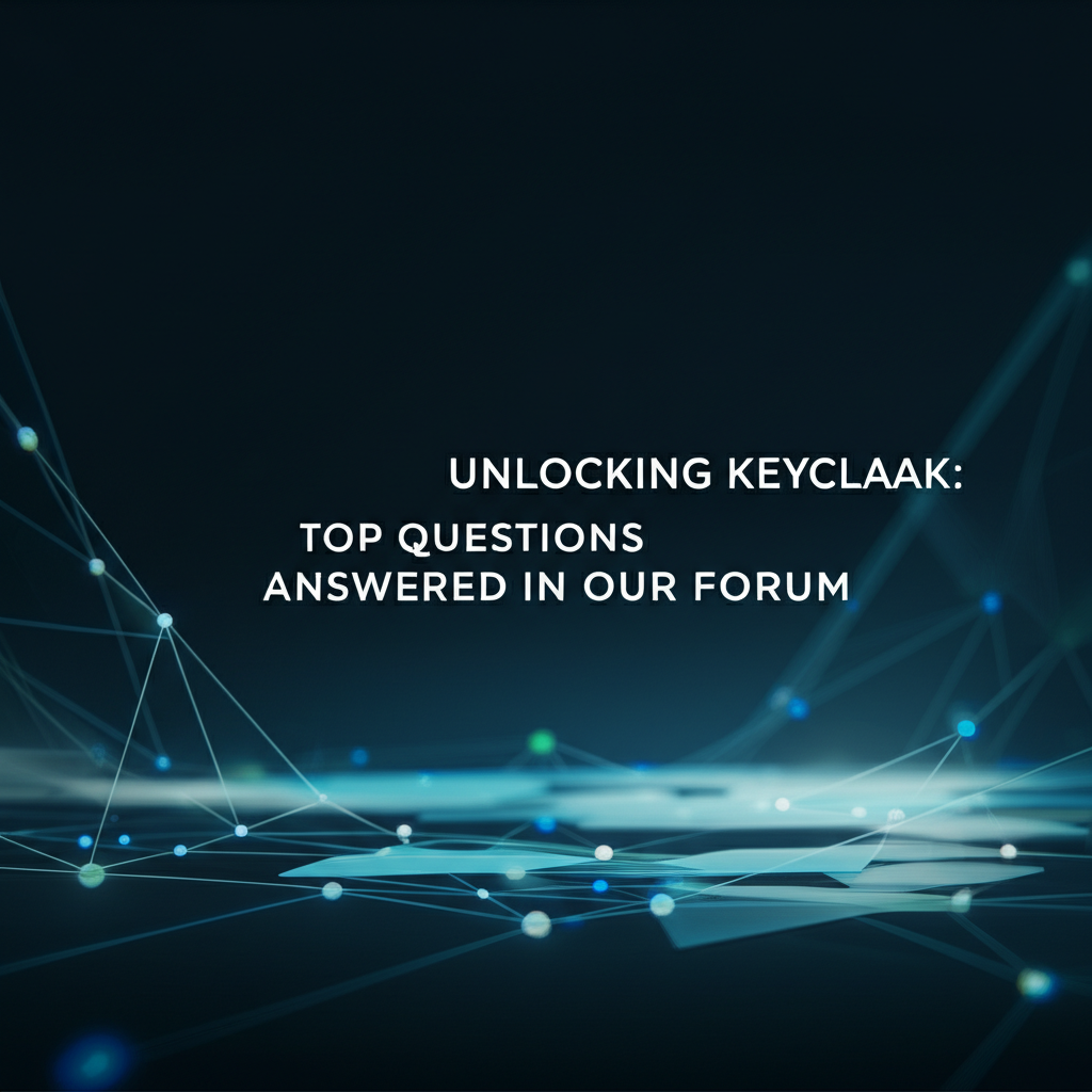 Unlocking Keycloak: Top Questions Answered in Our Forum