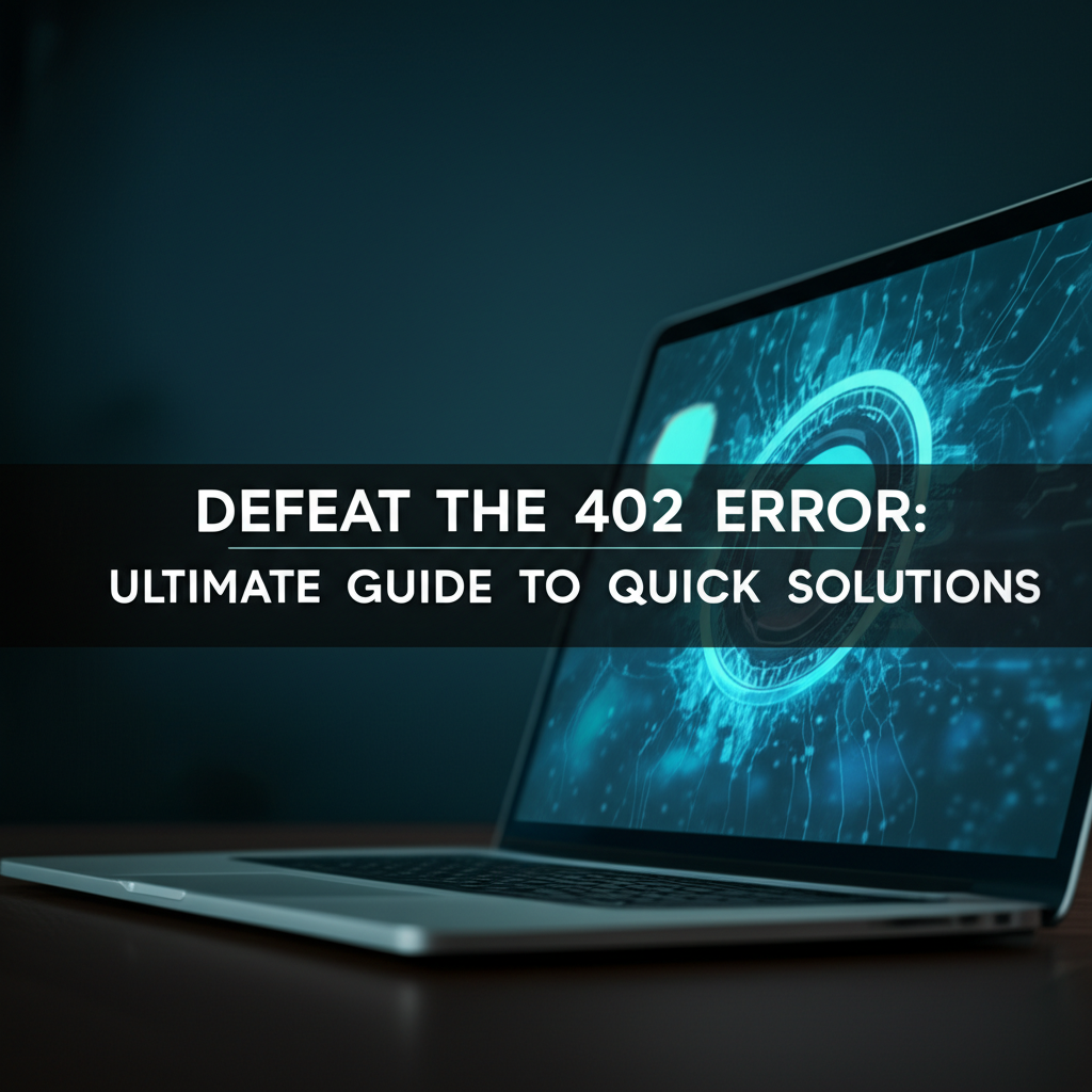 Defeat the 402 Error: Ultimate Guide to Quick Solutions