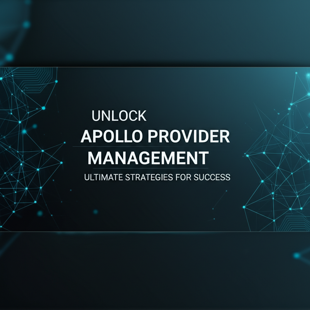 Unlock Apollo Provider Management: Ultimate Strategies for Success