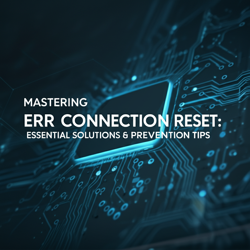 Mastering Err Connection Reset: Essential Solutions & Prevention Tips