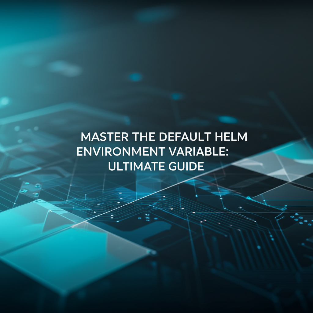 Master the Default Helm Environment Variable: Ultimate Guide