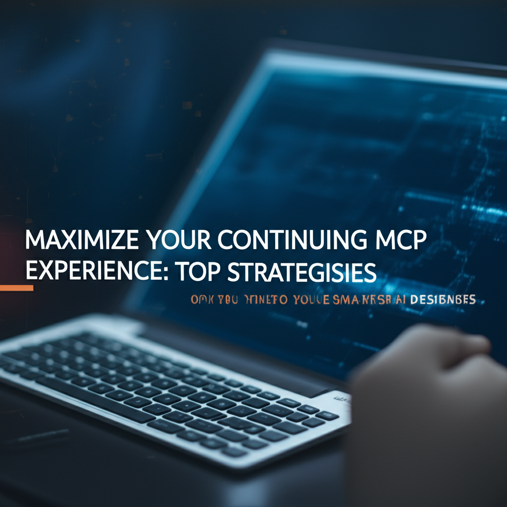 Maximize Your Continuing MCP Experience: Top Strategies & Tips