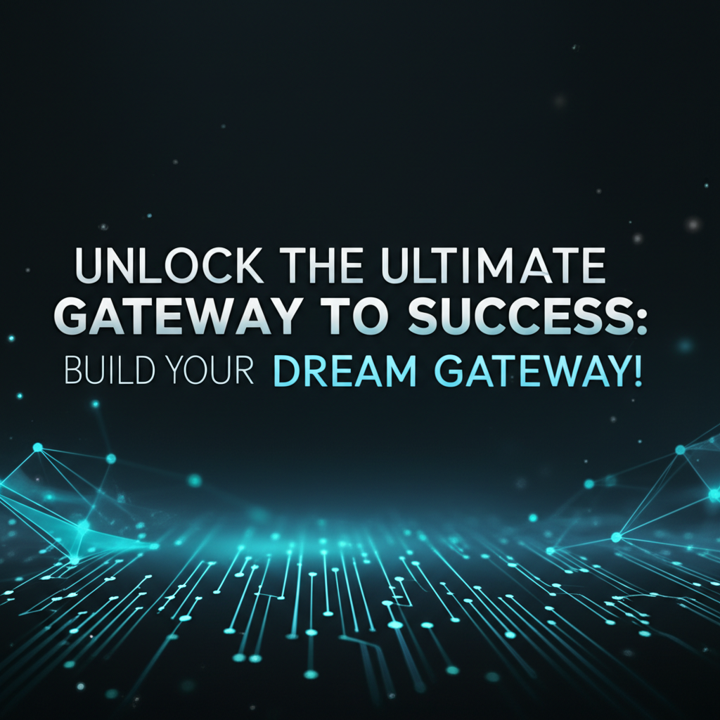 Unlock the Ultimate Gateway to Success: Build Your Dream Gateway Today!