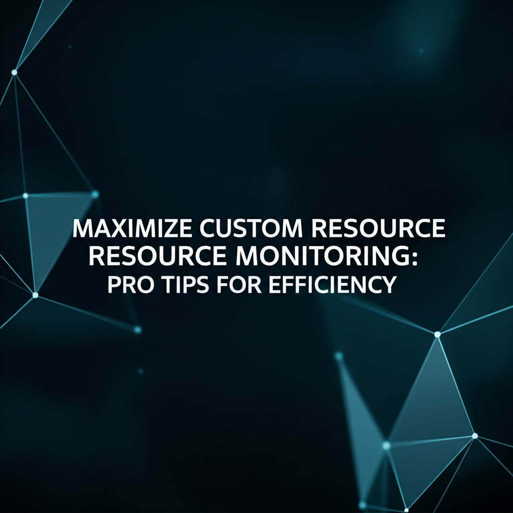 Maximize Custom Resource Monitoring: Pro Tips for Efficiency