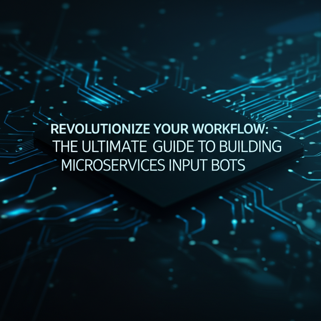 Revolutionize Your Workflow: The Ultimate Guide to Building Microservices Input Bots