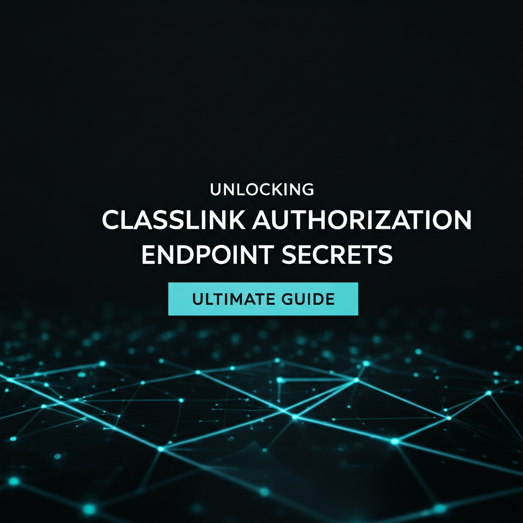 Unlocking ClassLink Authorization Endpoint Secrets: Ultimate Guide