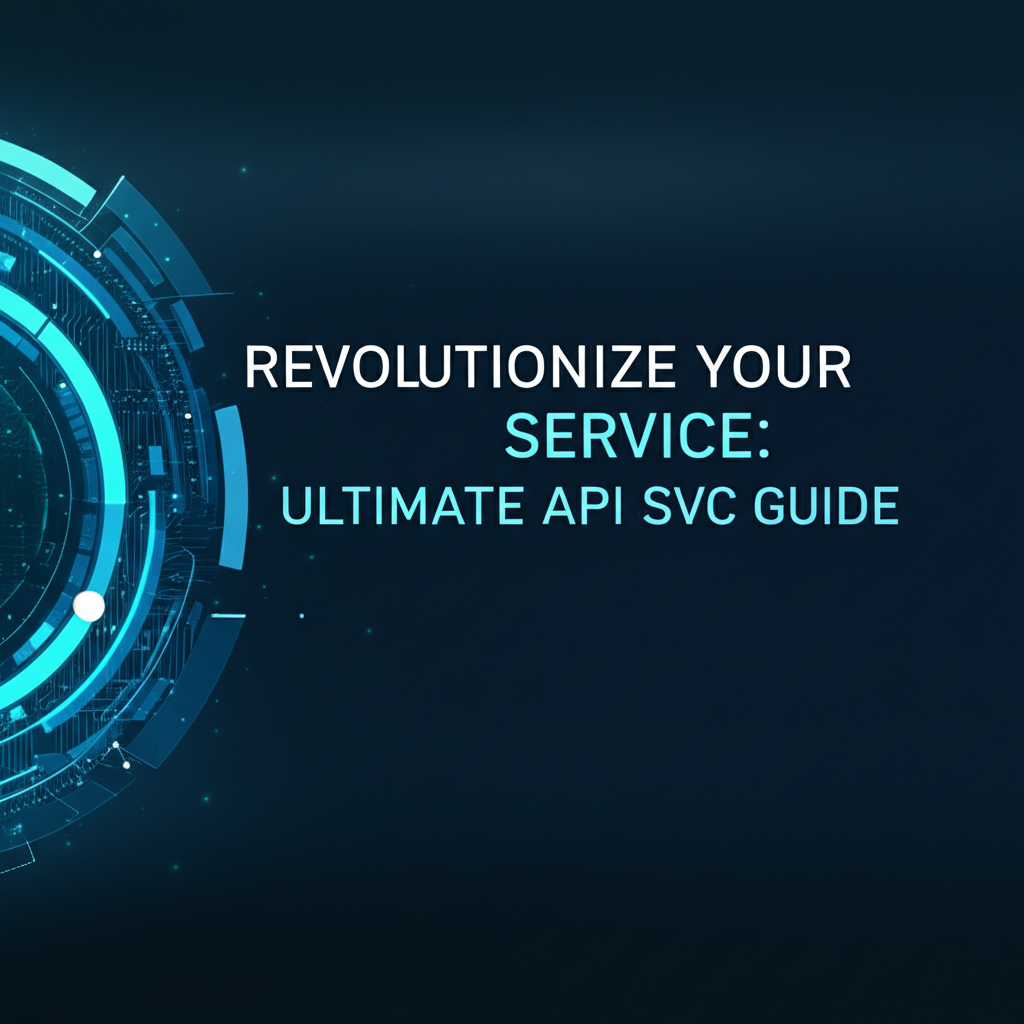 Revolutionize Your Service: Ultimate API SVC Guide