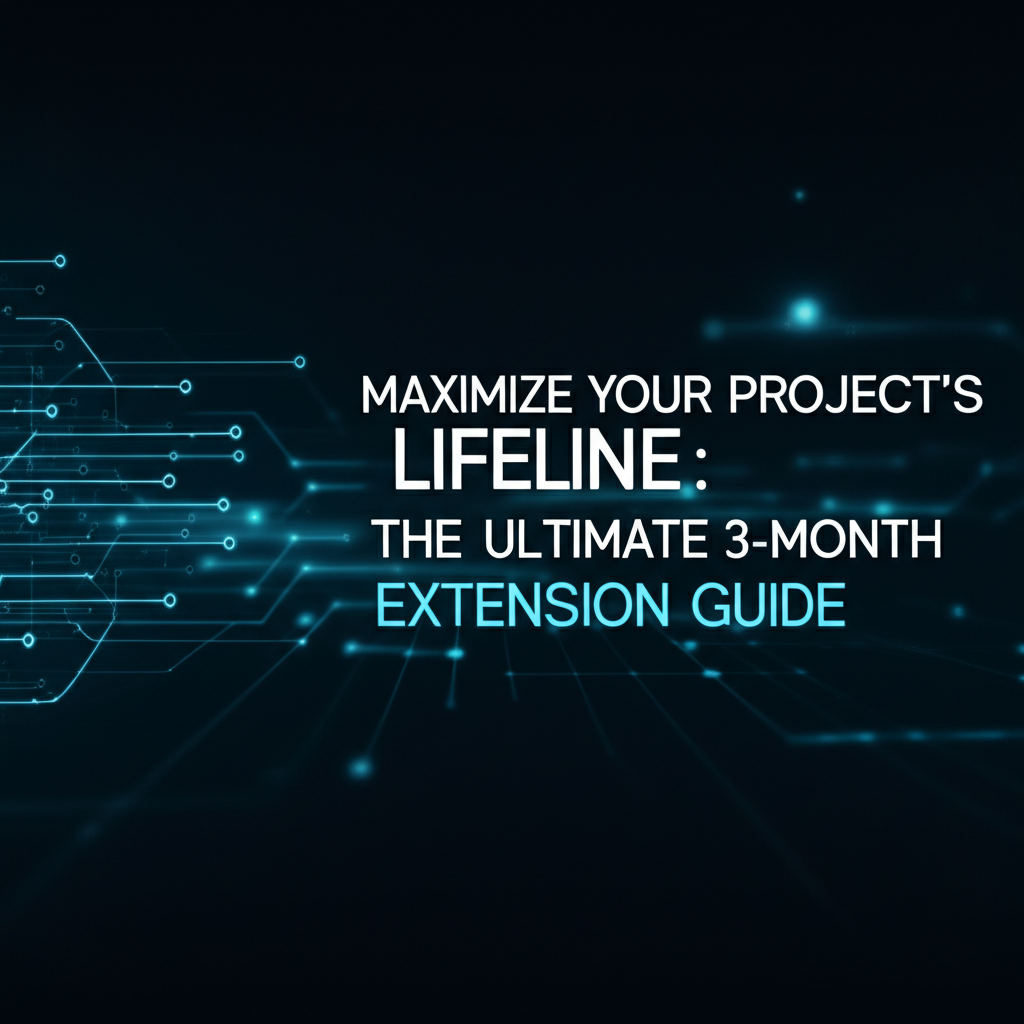 Maximize Your Project's Lifeline: The Ultimate 3-Month Extension Guide