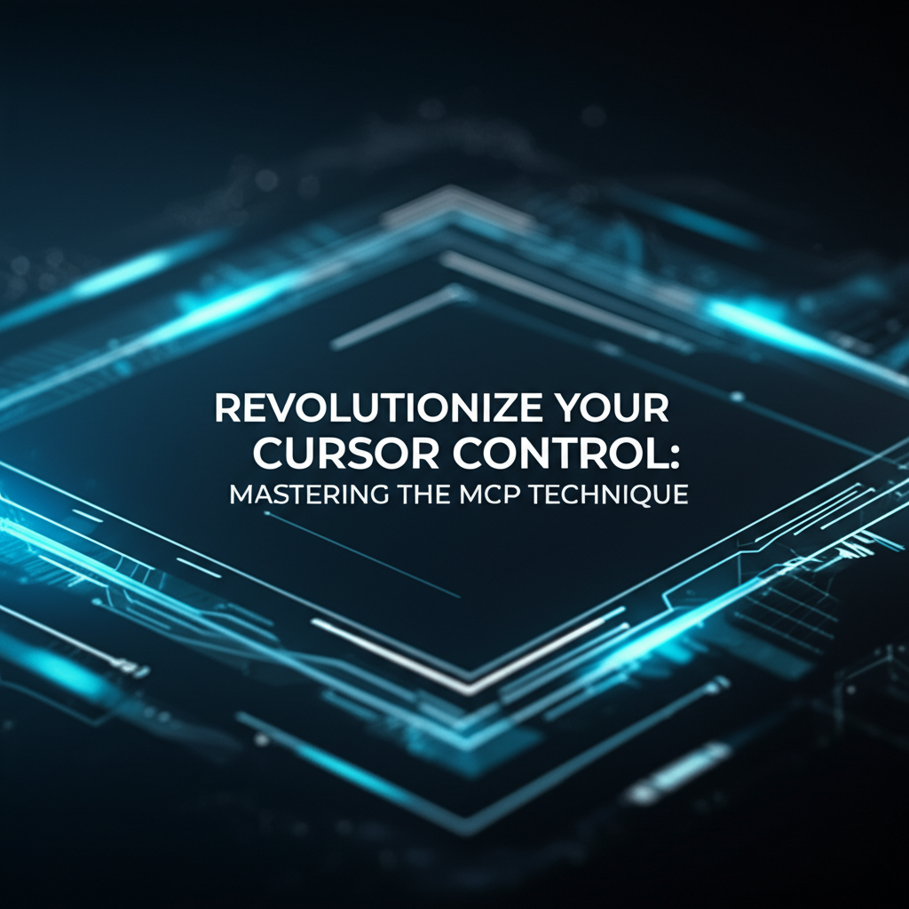 Revolutionize Your Cursor Control: Mastering the MCP Technique