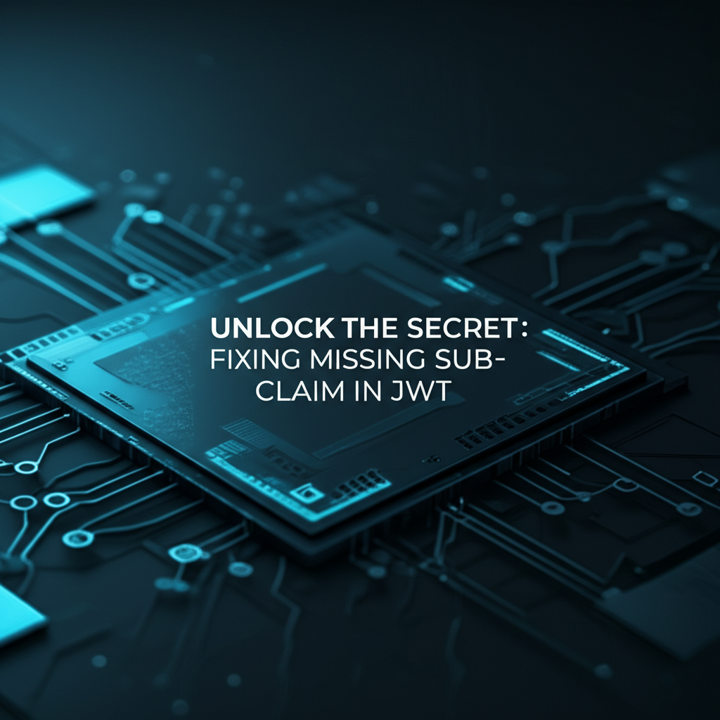 Unlock the Secret: Fixing Missing Sub-Claim in JWT