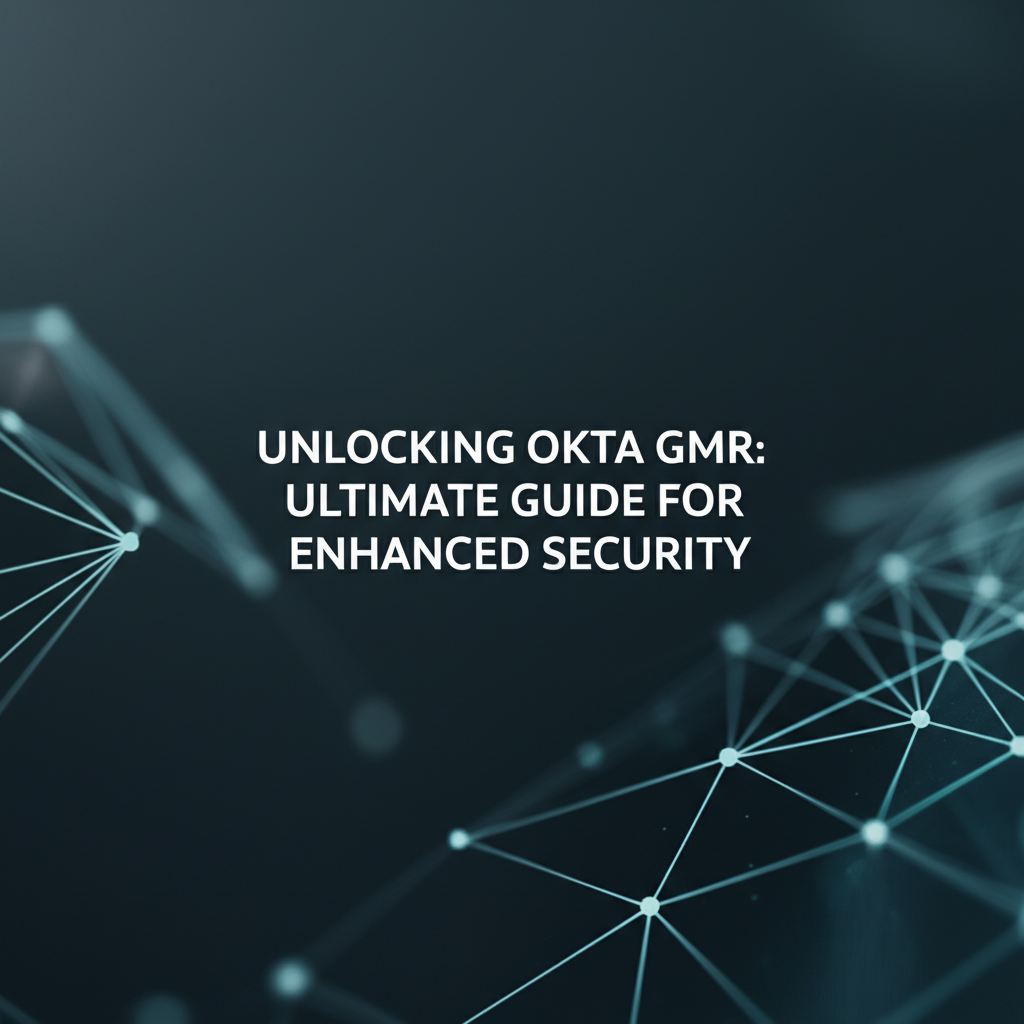 Unlocking Okta GMR: Ultimate Guide for Enhanced Security