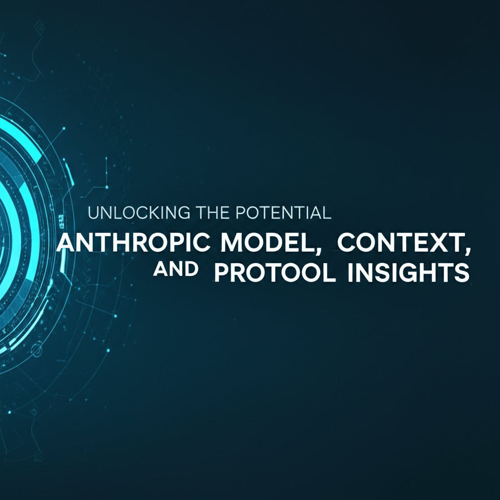 Unlocking the Potential: Anthropic Model, Context, and Protocol Insights