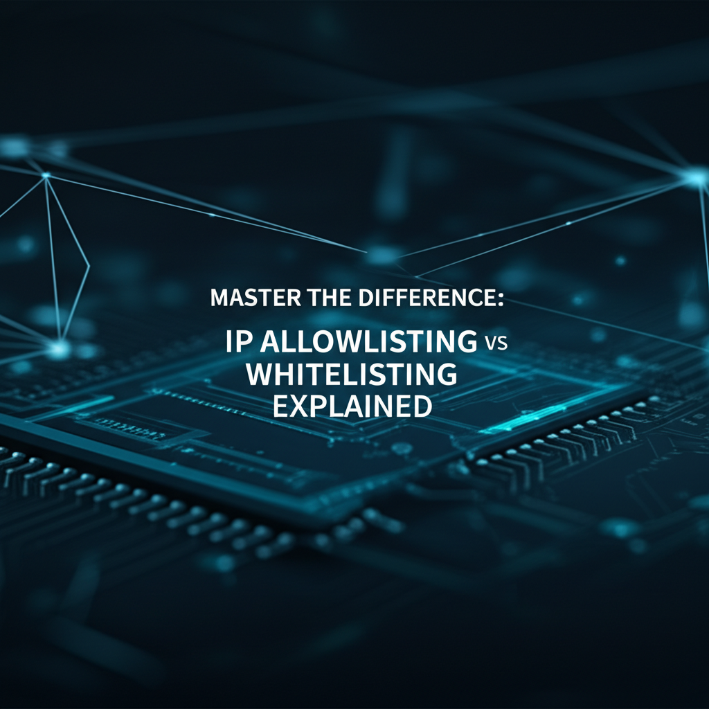 Master the Difference: IP Allowlisting vs Whitelisting Explained