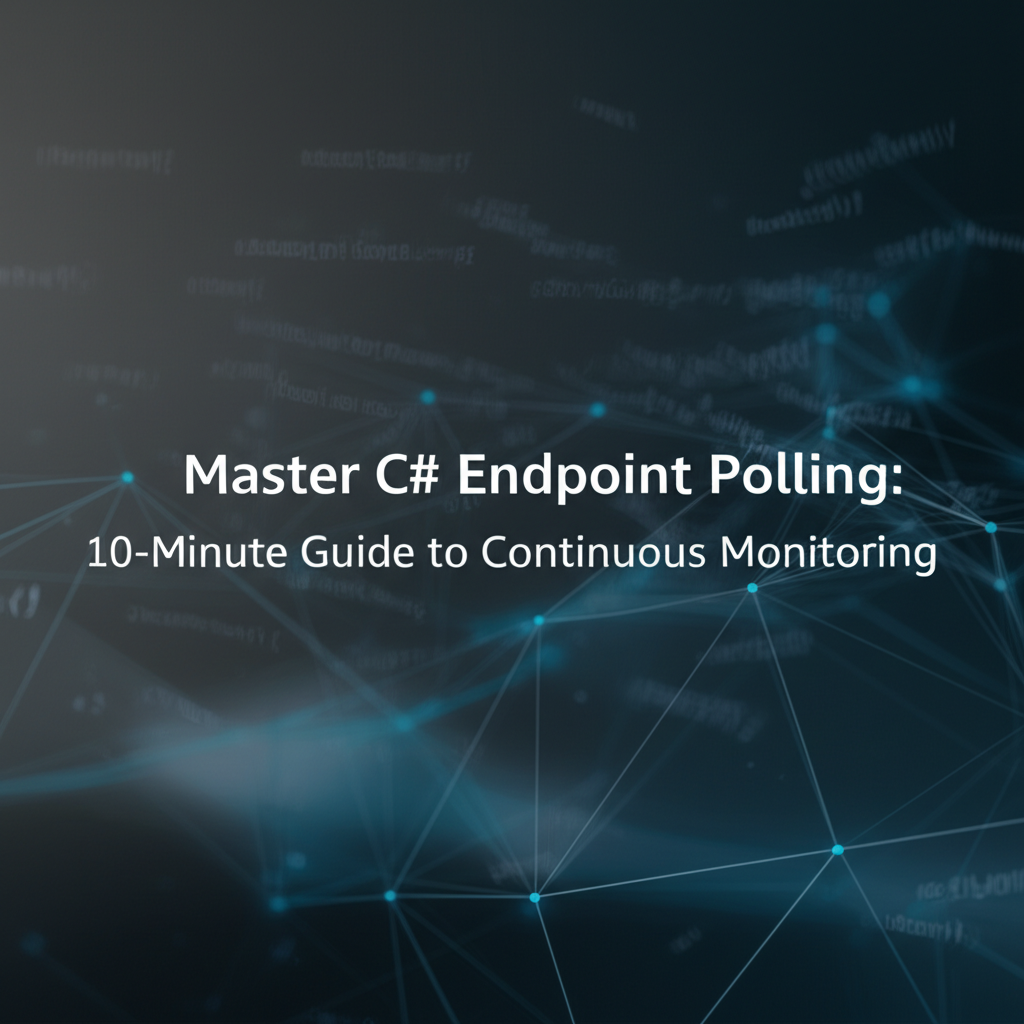 Master C# Endpoint Polling: 10-Minute Guide to Continuous Monitoring