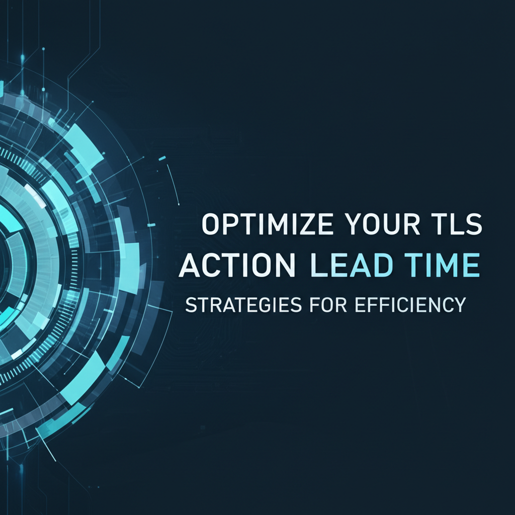 Optimize Your TLS Action Lead Time: Strategies for Efficiency
