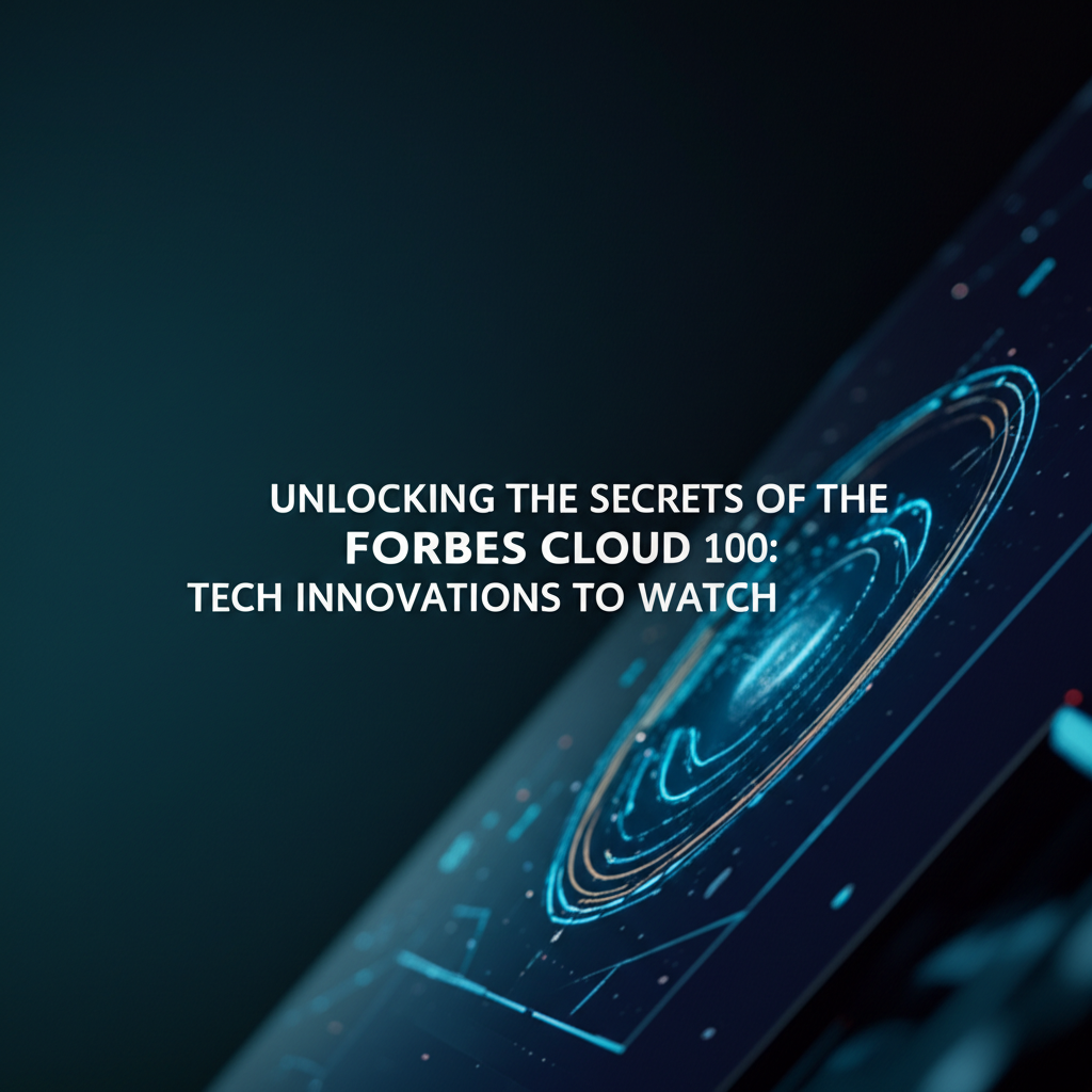 Unlocking the Secrets of the Forbes Cloud 100: Top Tech Innovations to Watch
