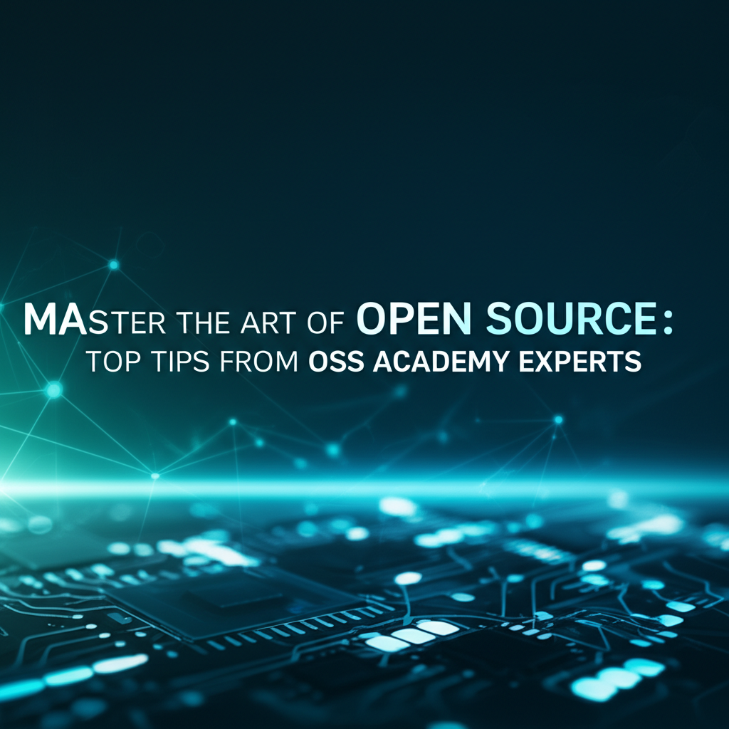Master the Art of Open Source: Top Tips from OSS Academy Experts