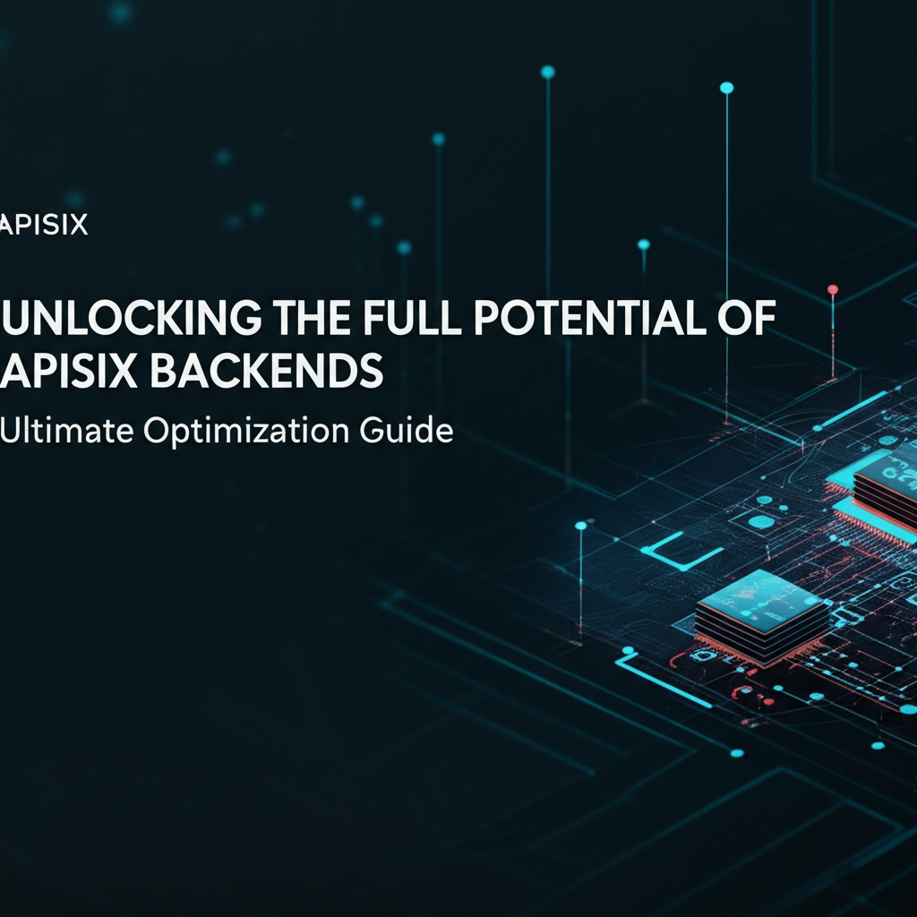 Unlocking the Full Potential of Apisix Backends: Ultimate Optimization Guide