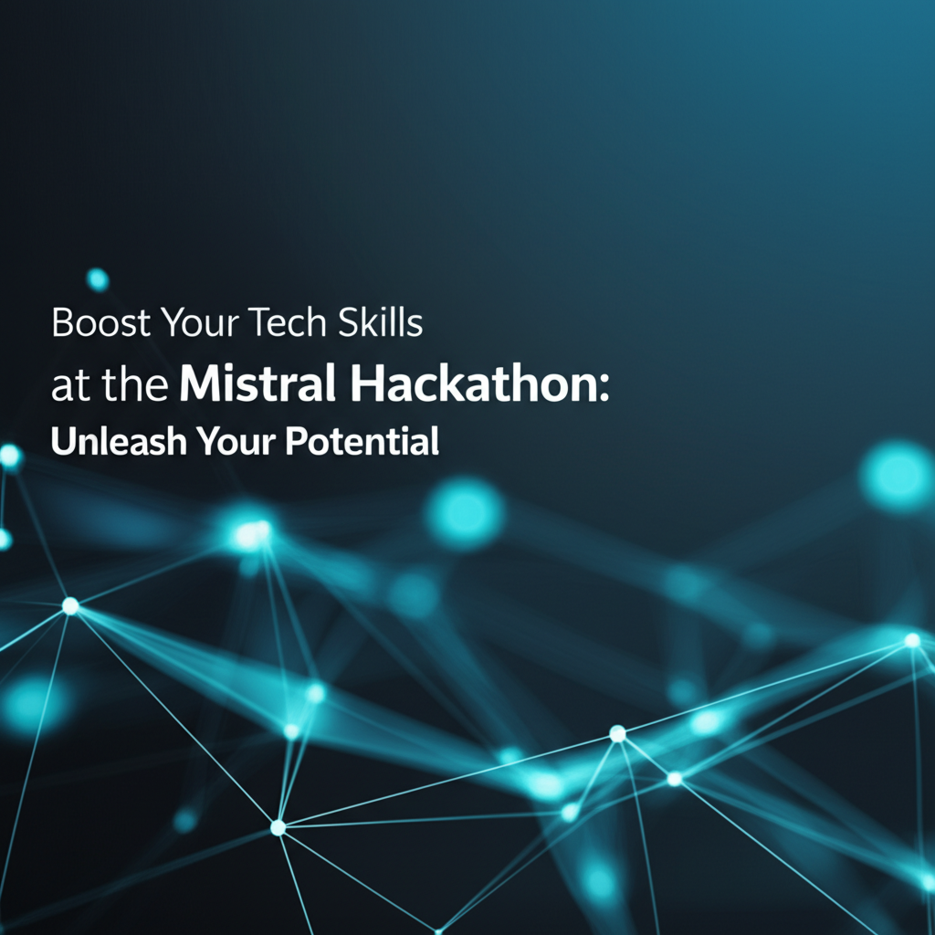 Boost Your Tech Skills at the Mistral Hackathon: Unleash Your Potential