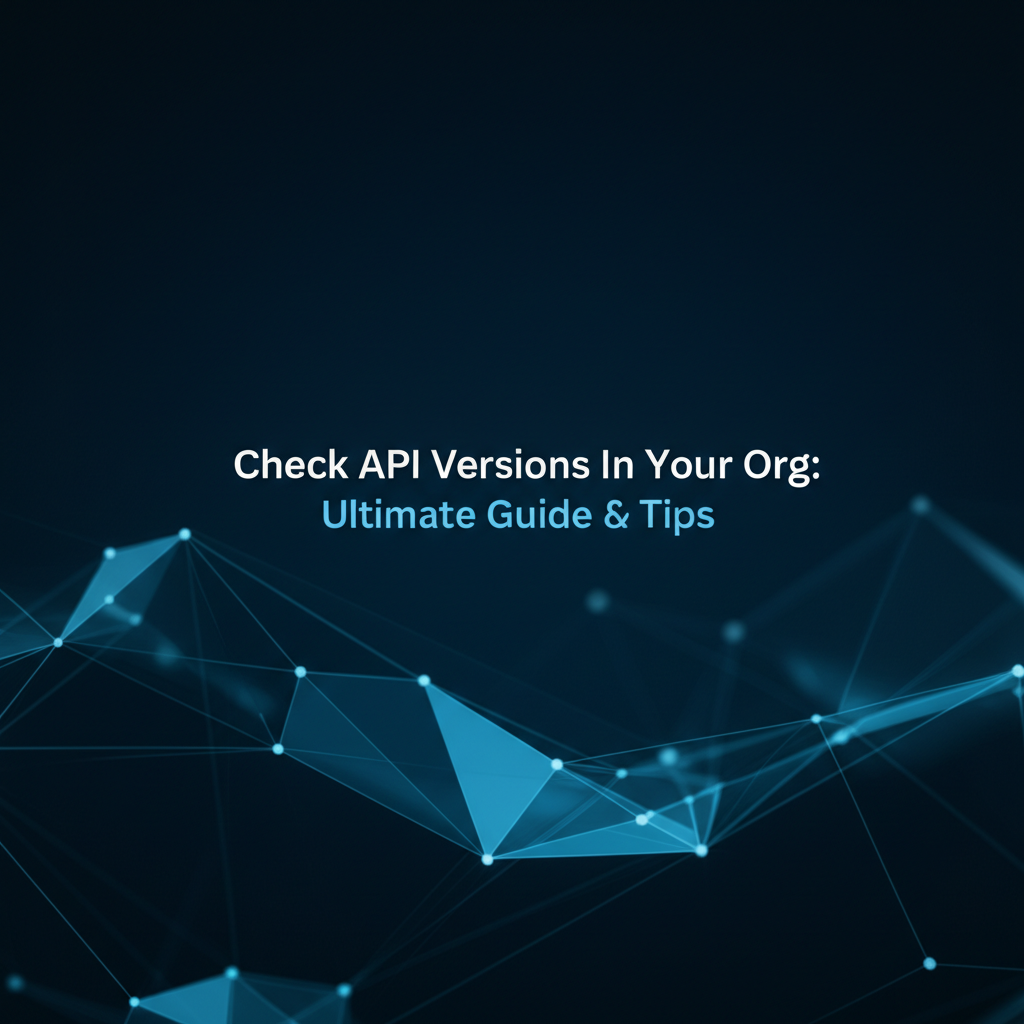 Check API Versions in Your Org: Ultimate Guide & Tips