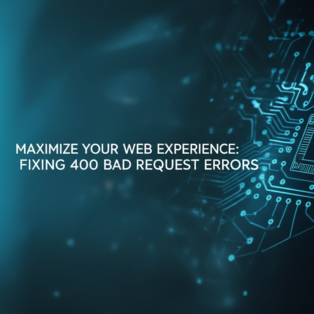 Maximize Your Web Experience: Fixing 400 Bad Request Errors
