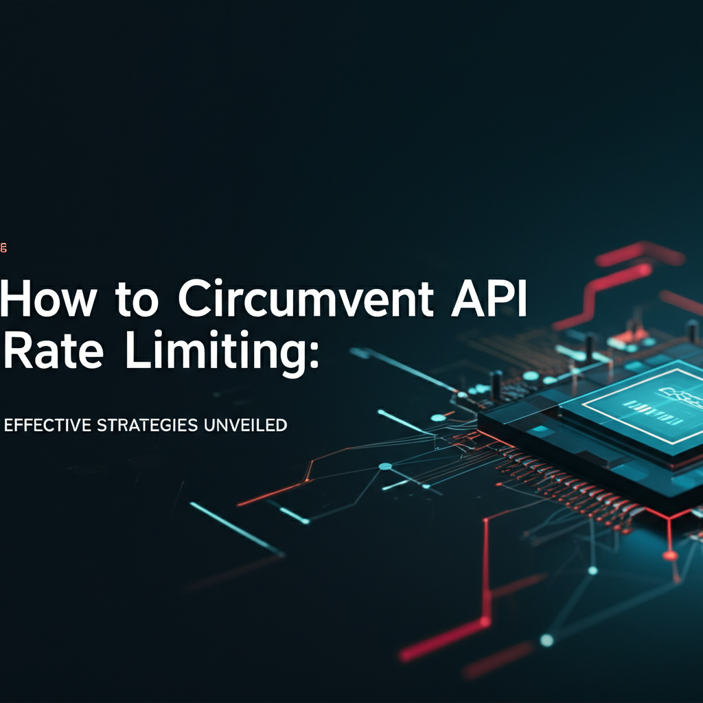 How to Circumvent API Rate Limiting: Effective Strategies Unveiled