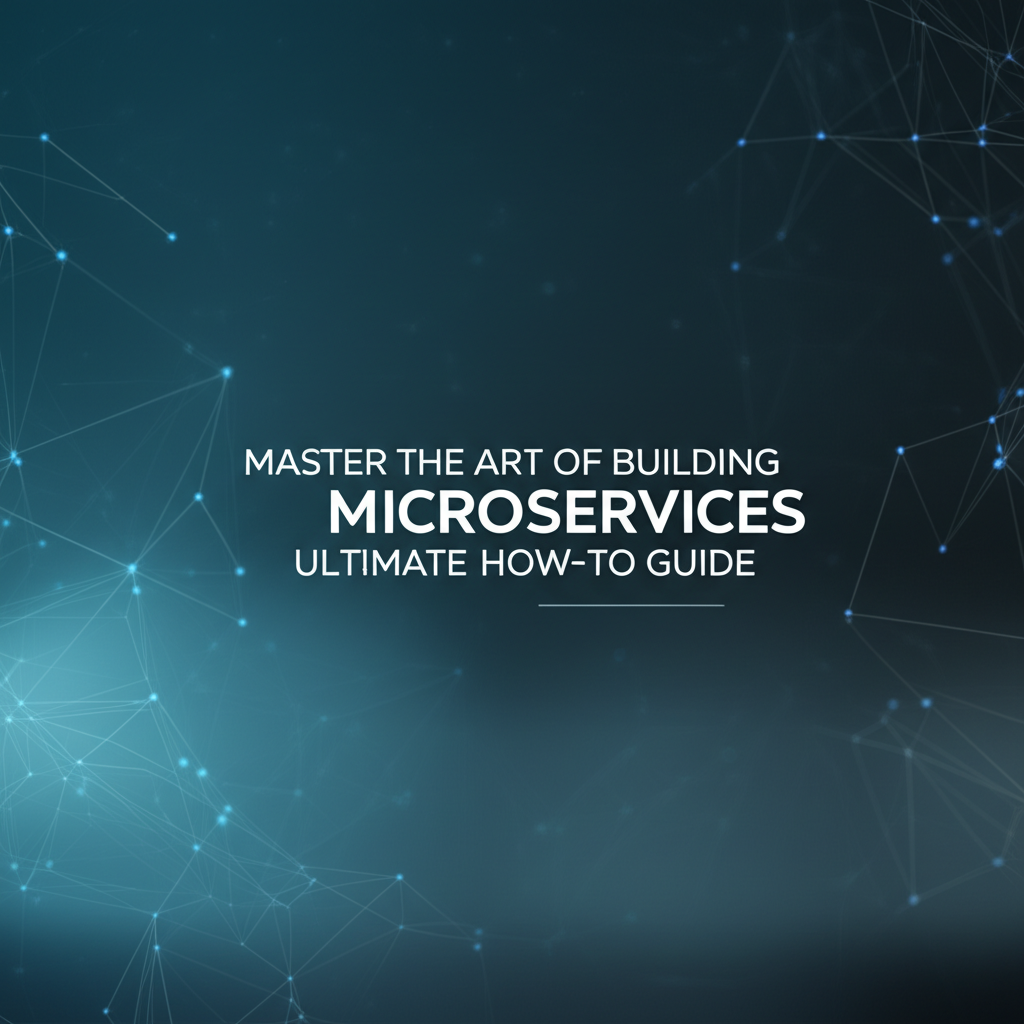 Master the Art of Building Microservices: Ultimate How-To Guide
