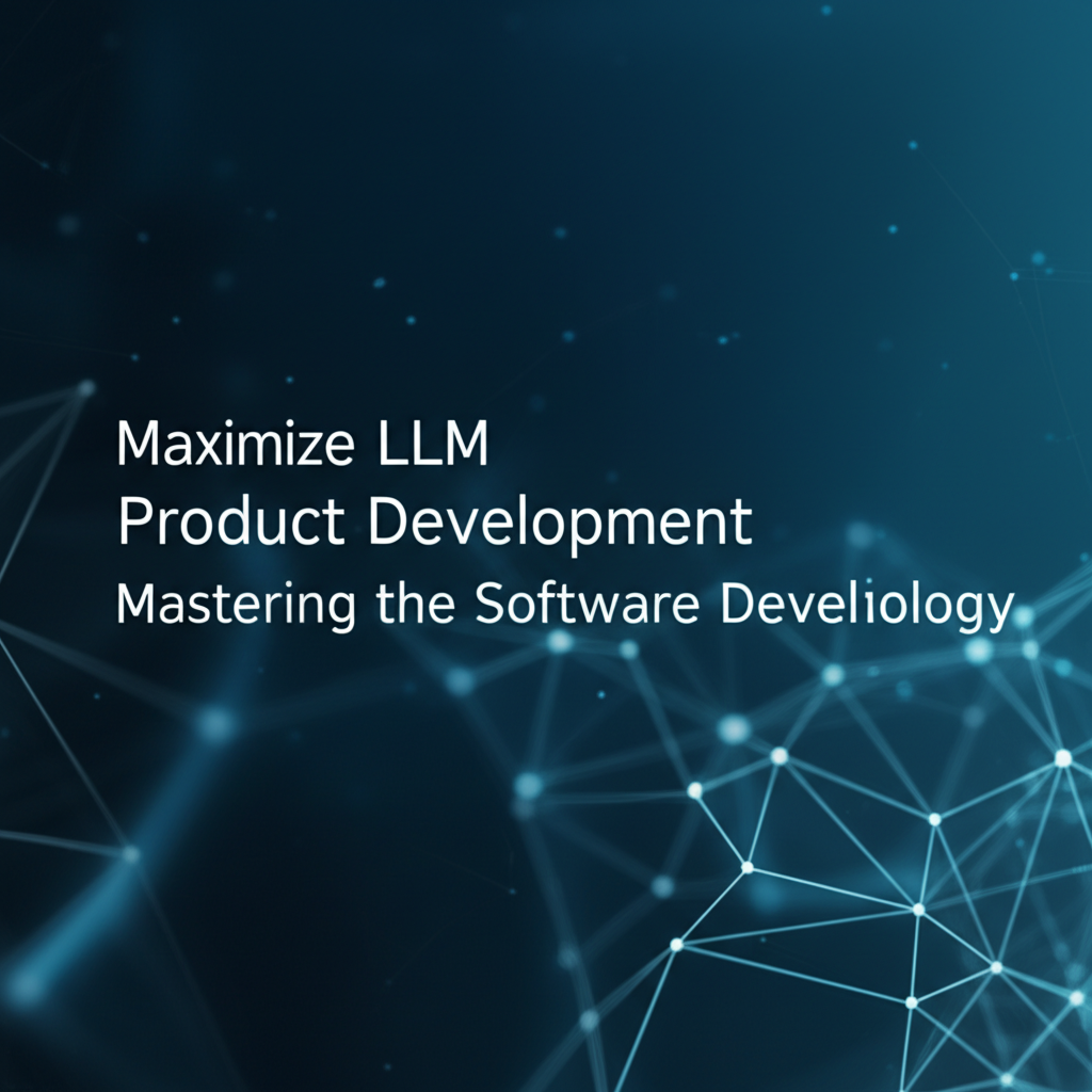 Maximize LLM Product Development: Mastering the Software Product Lifecycle