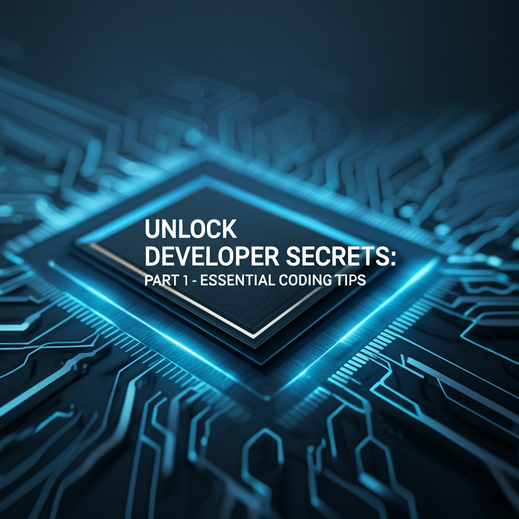Unlock Developer Secrets: Part 1 - Essential Coding Tips