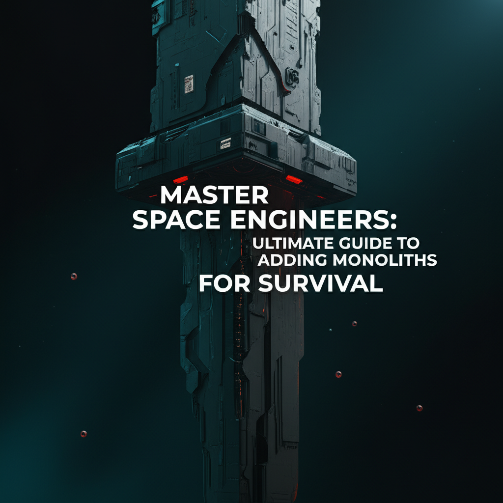 Master Space Engineers: Ultimate Guide to Adding Monoliths for Survival