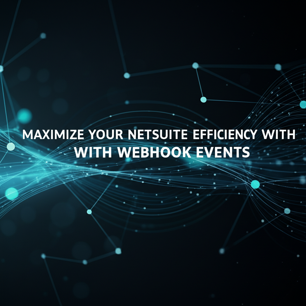 Maximize Your Netsuite Efficiency with Webhook Events