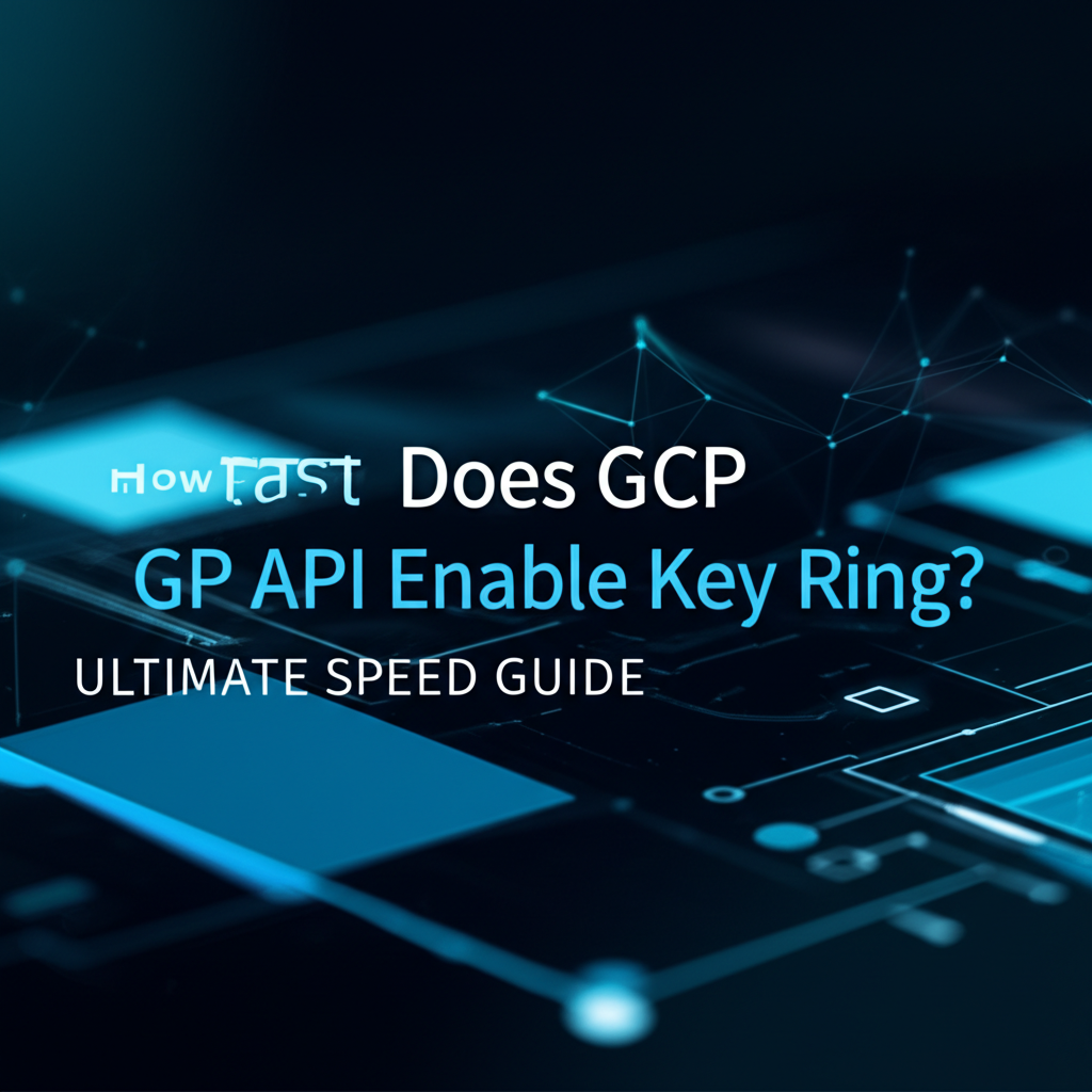How Fast Does GCP API Enable Key Ring? Ultimate Speed Guide
