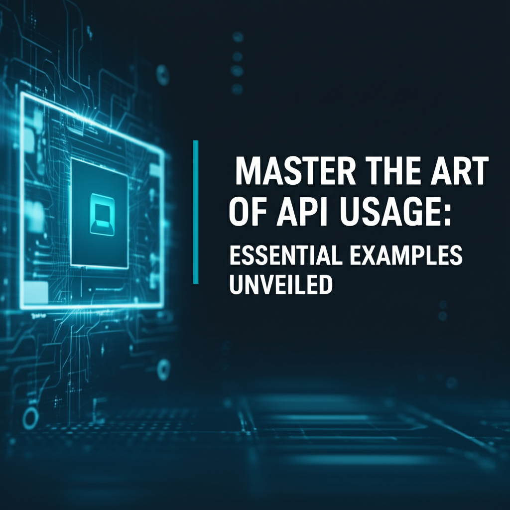 Master the Art of API Usage: Essential Examples Unveiled
