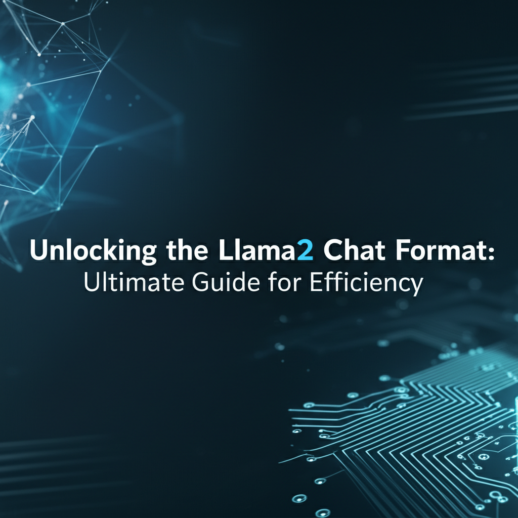 Unlocking the Llama2 Chat Format: Ultimate Guide for Efficiency
