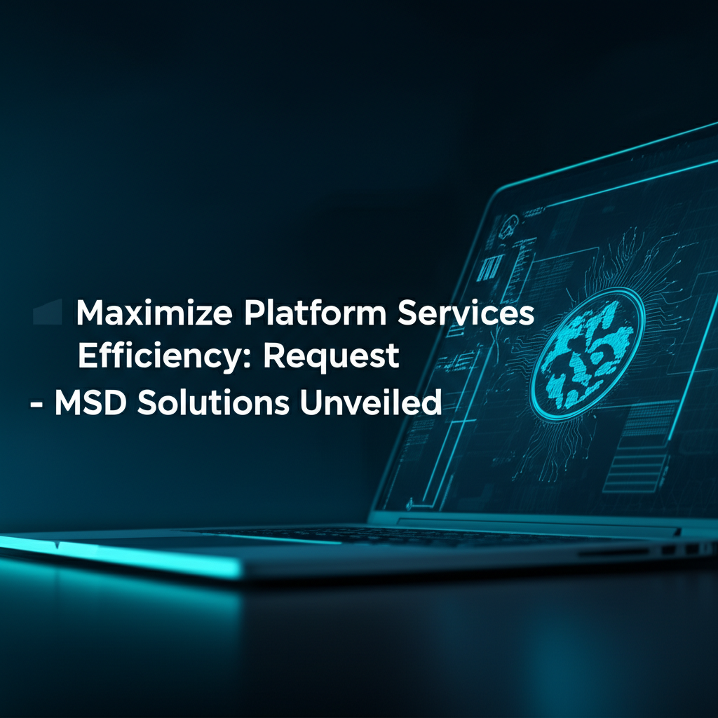 Maximize Platform Services Efficiency: Request - MSD Solutions Unveiled