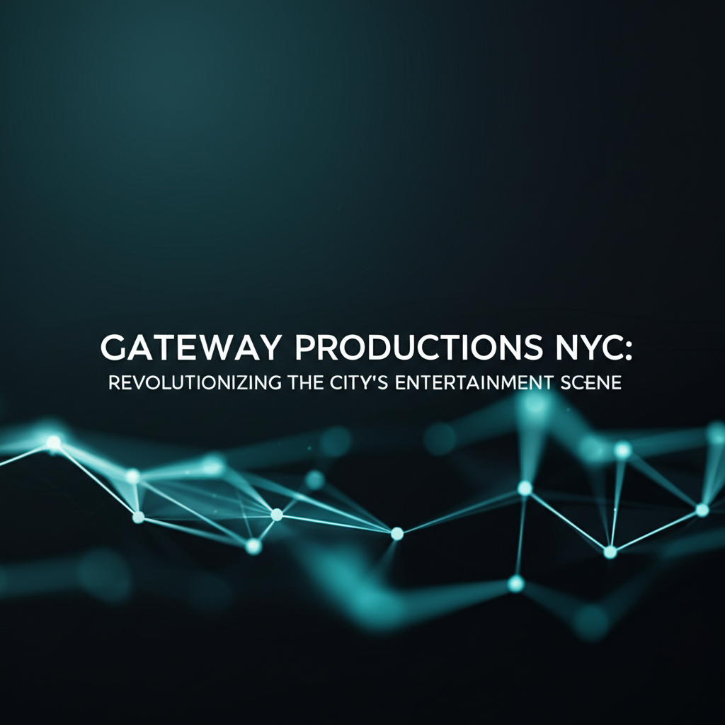 Gateway Productions NYC: Revolutionizing the City's Entertainment Scene